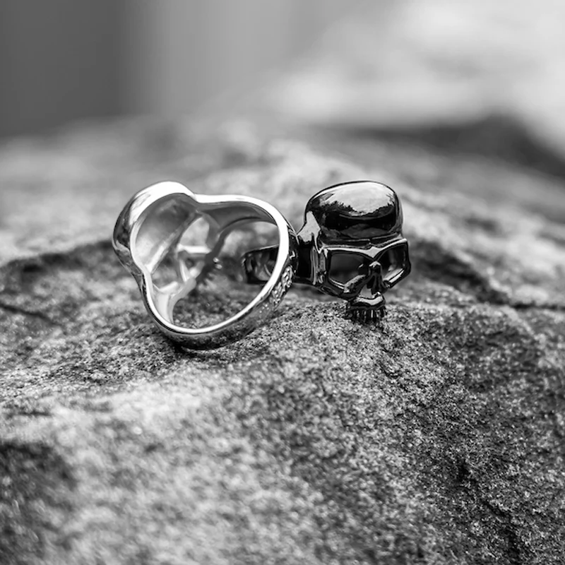 BOBHEAD Black Skull Ring - Image 6