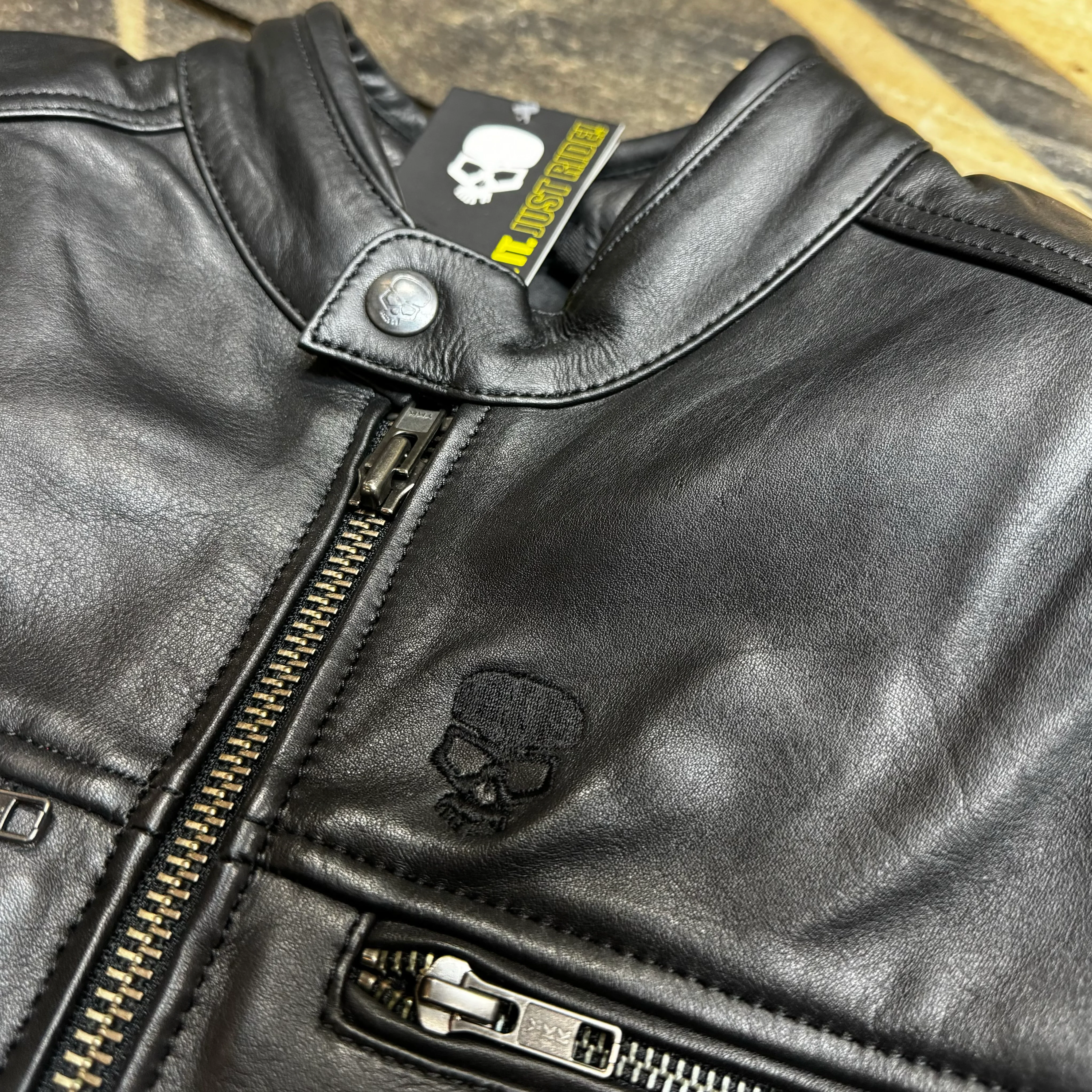 Leather Motorcycle Jacket Protective Reaper | Armored AAA - Image 6