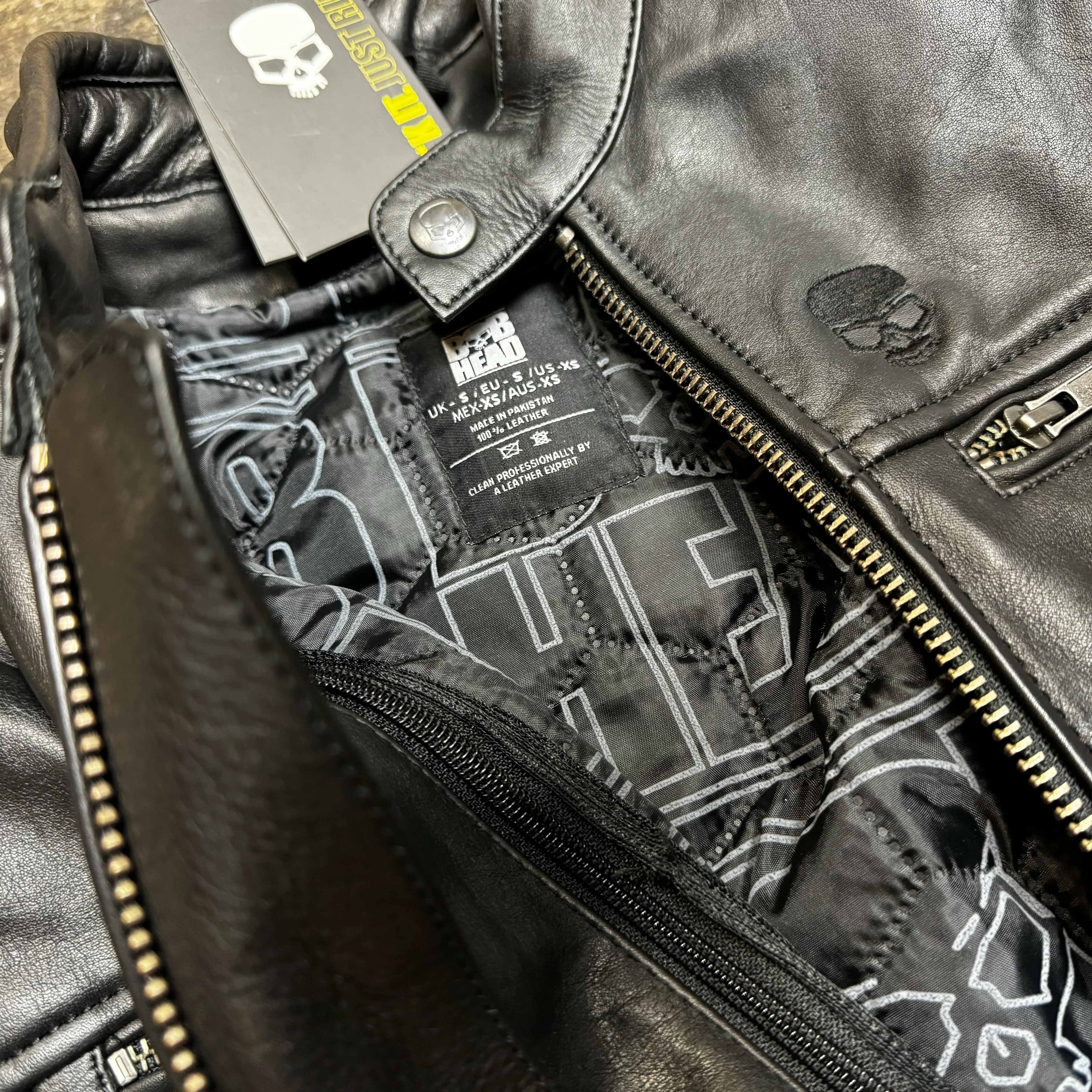 Leather Motorcycle Jacket Protective Reaper | Armored AAA - Image 8