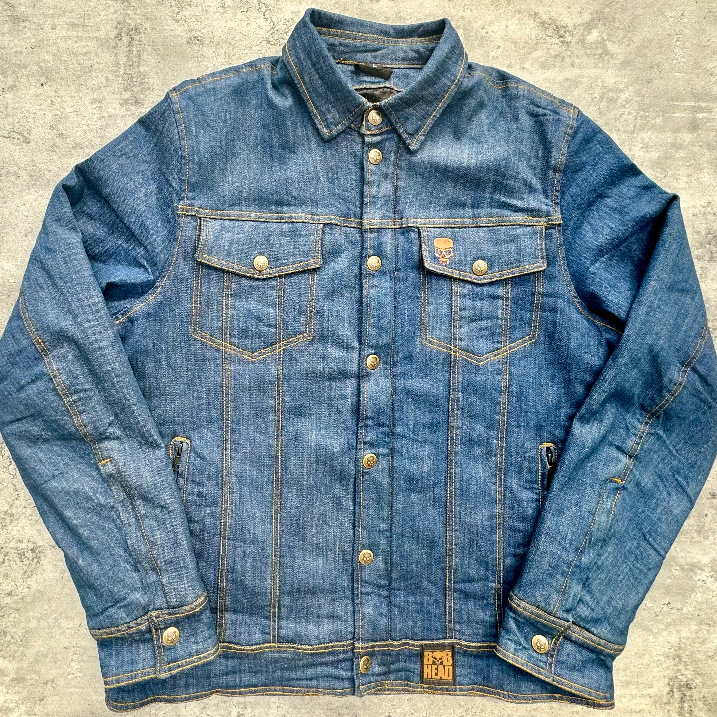 Motorcycle Protective Shirt Blue Morgan | Armored AAA - Image 11