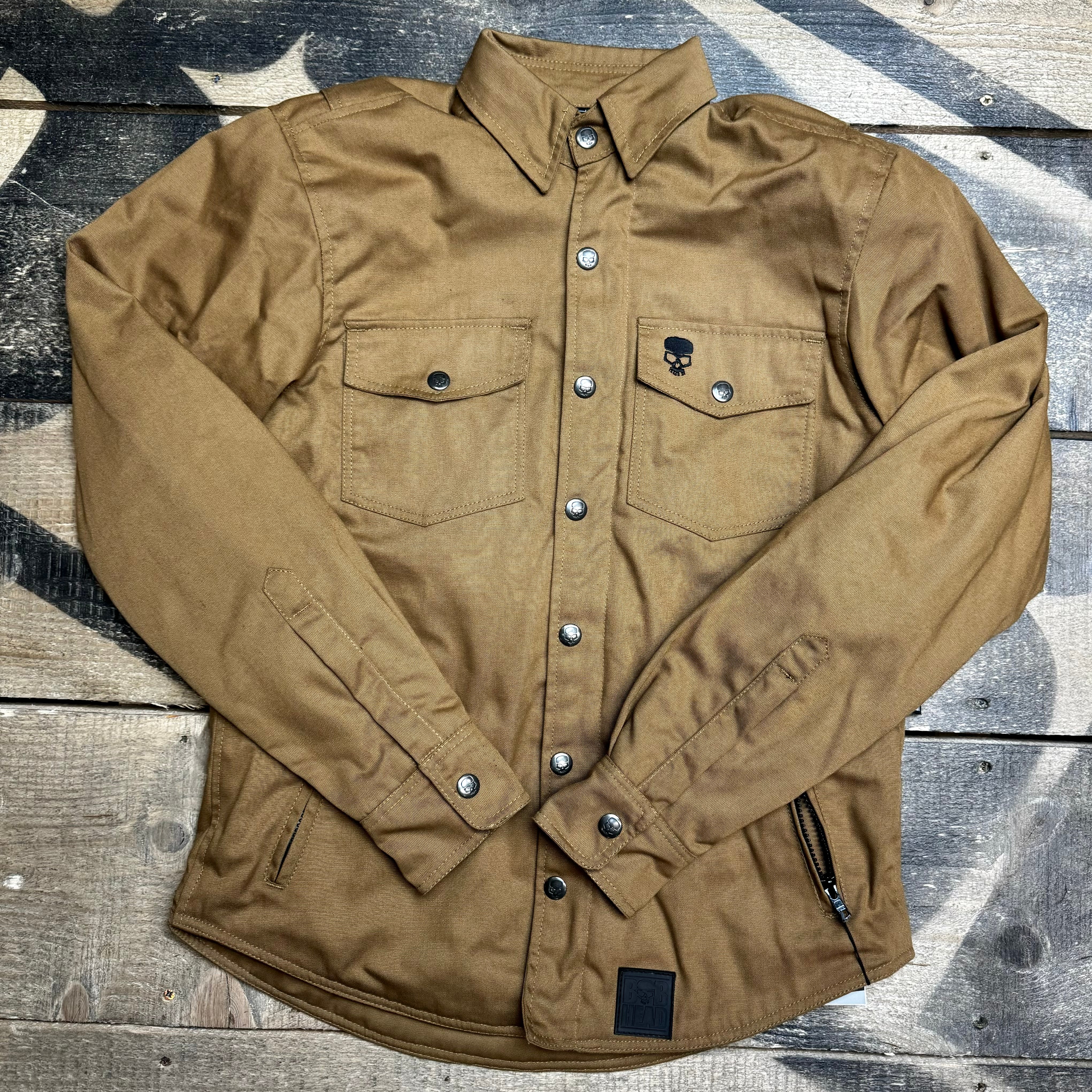 Motorcycle Protective Shirt Camel | Armored AAA - Image 8