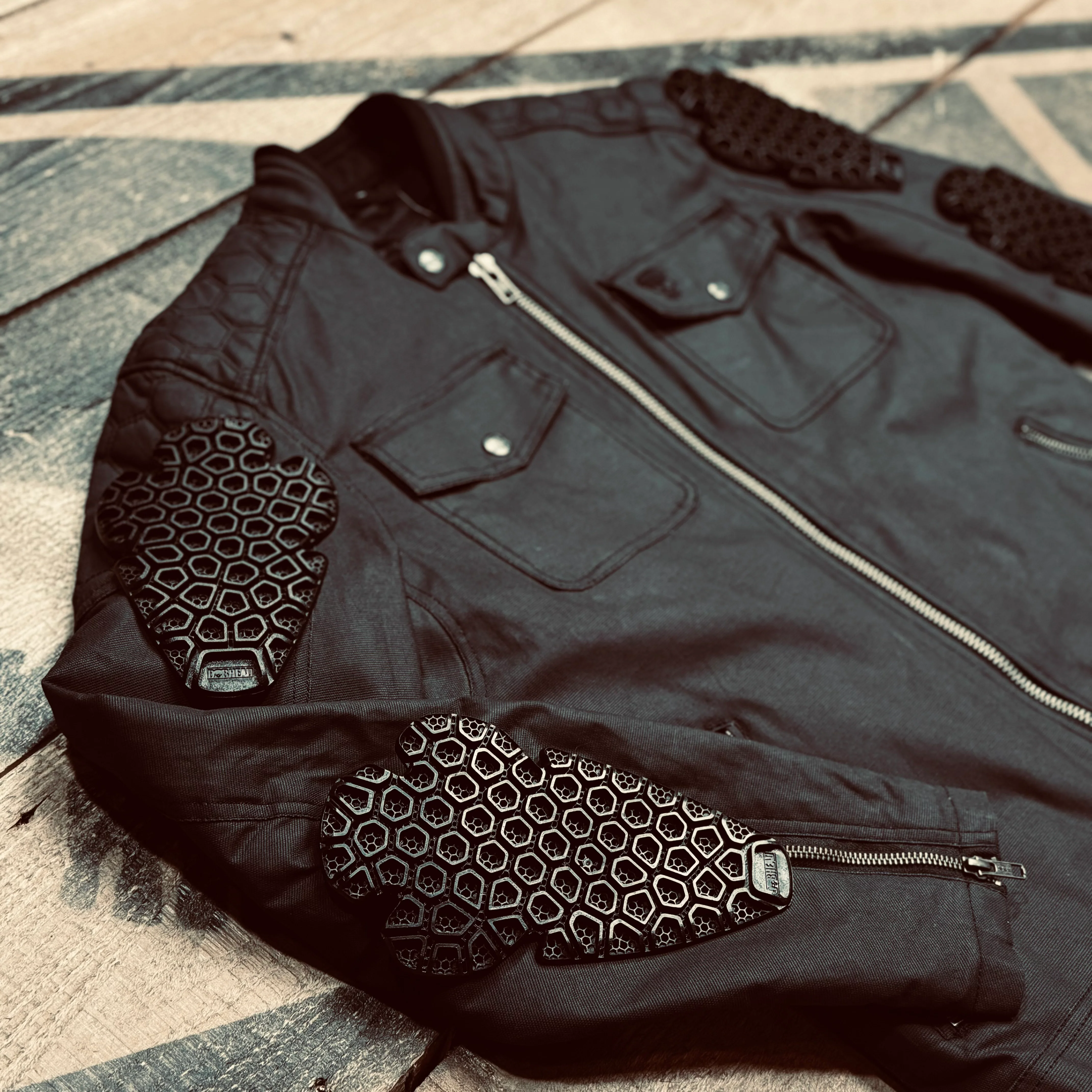 Motorcycle Jacket Protective Textile Racer WP | Armored AAA - Image 9