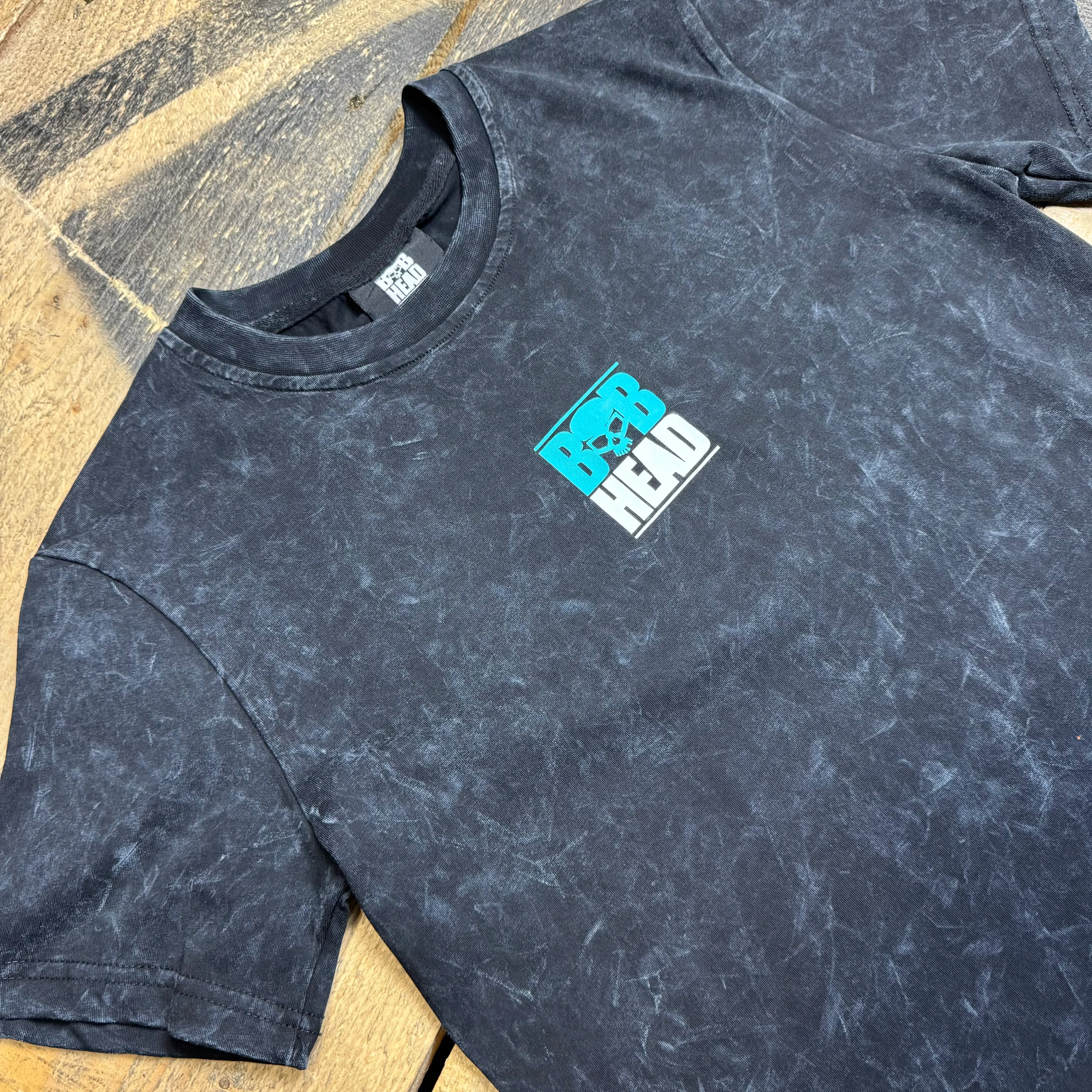 BOBHEAD Tech Tee Aqua Skull - Image 3